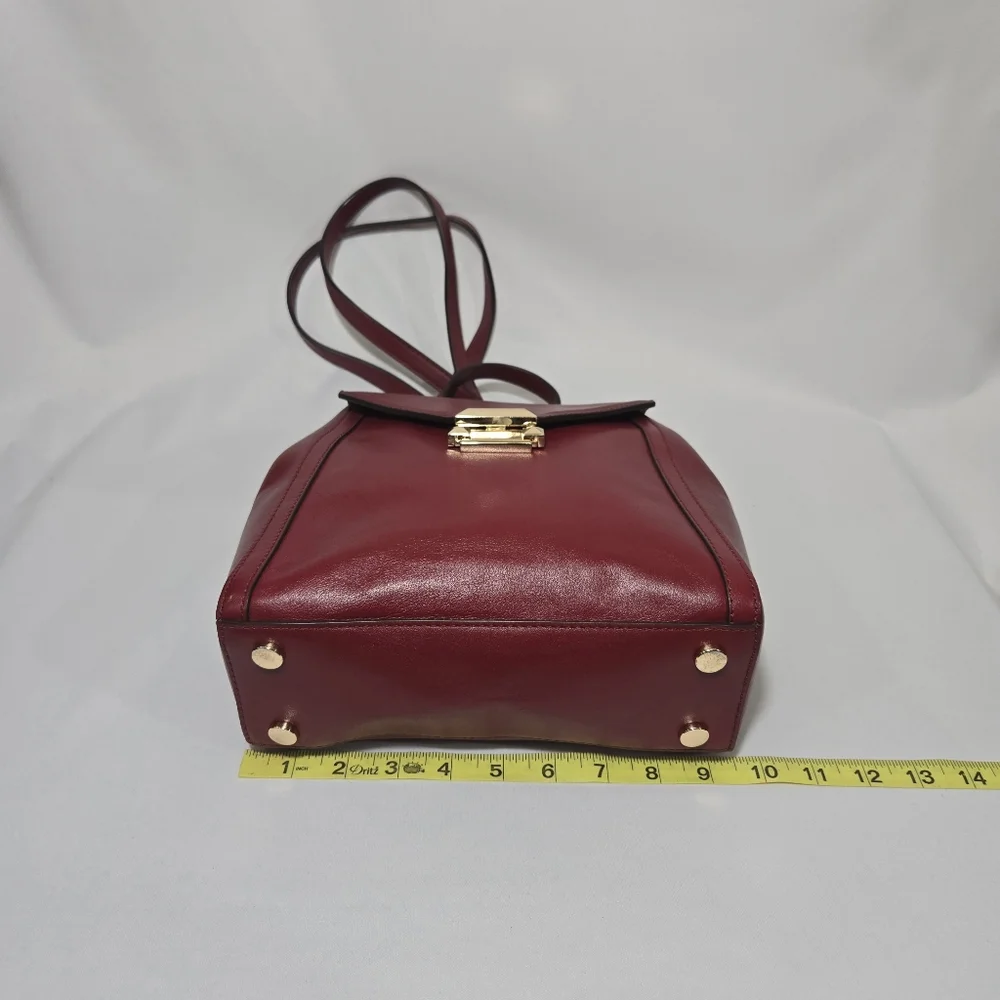 Michael Michael Kors Whitney Maroon MD Backpack Leather Purse
